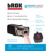 bROK | PRINTLOCK Cable and Padlock | Smart Lock Security