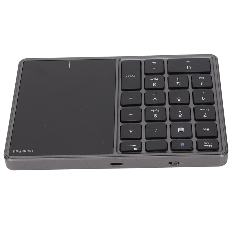 Wireless Numeric Keypad Touchpad Design 22 Keys 2.4G Dual Mode