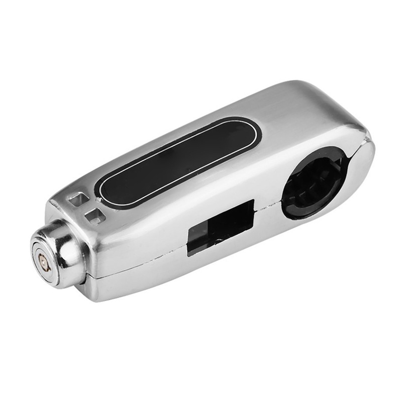 Universal Motorcycle Handlebar Brake Lever Lock Throttle Grip Anti Theft