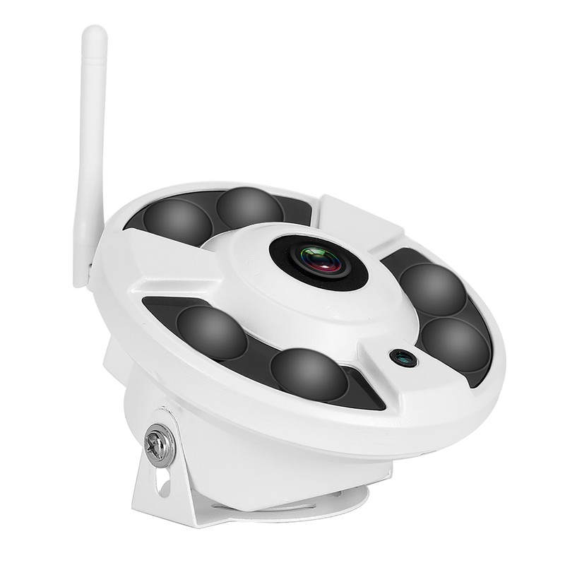 IP Fisheye Camera 360 Panoramic Surveillance IR Wifi 1080P 110‑240V