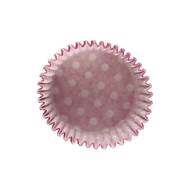 Holly Cupcakes 180 Excellent Quality Cerise Polka Dot Muffin Cases