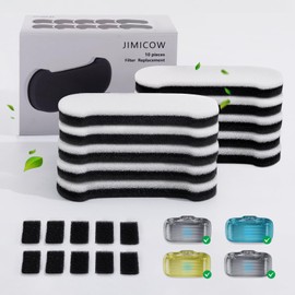 10 Pack Dog Water Fountain Filters, JMICOW Water Fountain Filter Replacement for PF-006-10L Dog Cat Water Fountain, Carbon Pet Water Fountain Filters