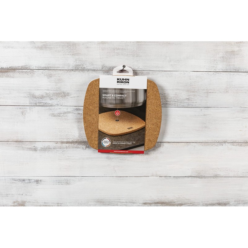 Kuhn Rikon Smart & Compact Magnetic Trivet, 20 cm, Cork,