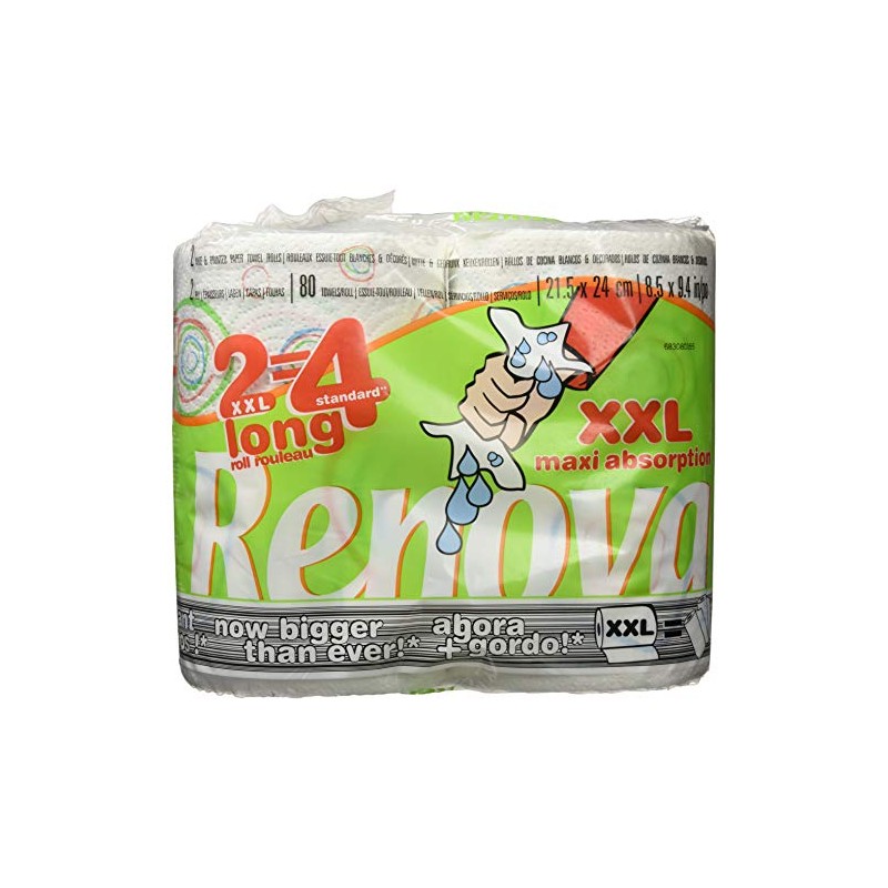 Renova - Dos rollos de cocina decorados – 2 rollos