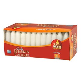 Ner Mitzvah Classic White – 4 Inch Candles - 72 Bulk Pack - for Shabbat Candles, Dinner Tables, Restaurants, Ceremonies and Emergency - 3 Hour Burn Time
