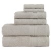 Towels Beyond Luxury 6 Piece Genuine Cotton Bath Towel Set