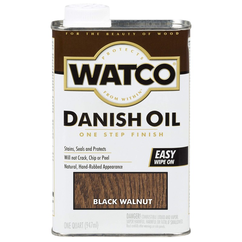 qt Rust-Oleum 65341 Black Walnut Watco Danish Oil Finish