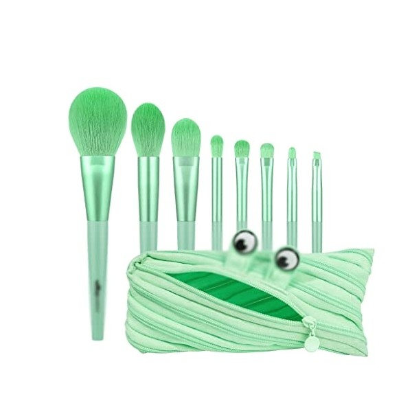 8Pcs Make Up Brushes Set With Zip Bag Makeup Brush