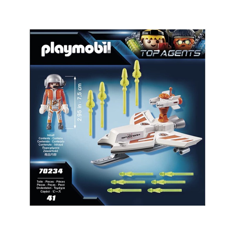 PLAYMOBIL TOP Agents 70234 Spy Team Flight Glider from 6