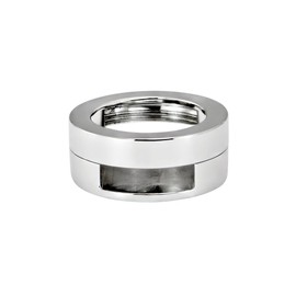 Quiges Stainless Steel Interchangeable Bracelet Mini Coin Holder Silver for Bracelet, Stainless Steel, Cubic Zirconia