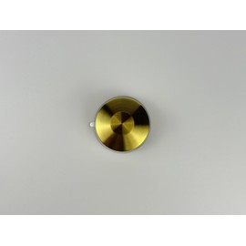 SUPRAQ Removeable Suction Cup Metal Hooks for Kitchen, Bathroom Shower, Tiles and Mirror-Pack of 2 (Gold)