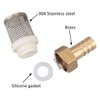 1PC 6-19mm Hose Filter Car Wash Garden Irrigation Filter, Brass