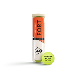 Dunlop Fort Clay Court Tennis Ball - The Professional on the Sand Court