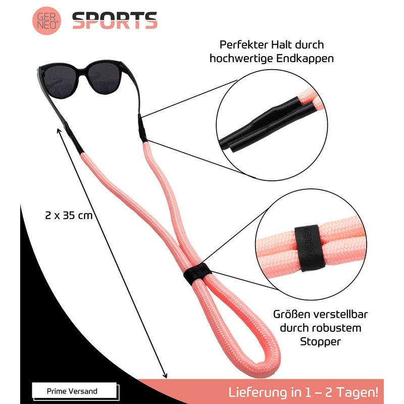 GERNEO® Original - Floating Sports Glasses Strap Neoprene - Glow