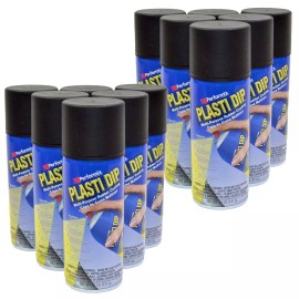 Plasti Dip Black 11oz Aerosol Spray, Pack of 12 Cans