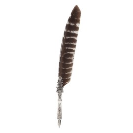 Vintage European Feather Fountain Pen Sign Pen Calligraphy Quill Dip Pen Home Decor Gift (01#)