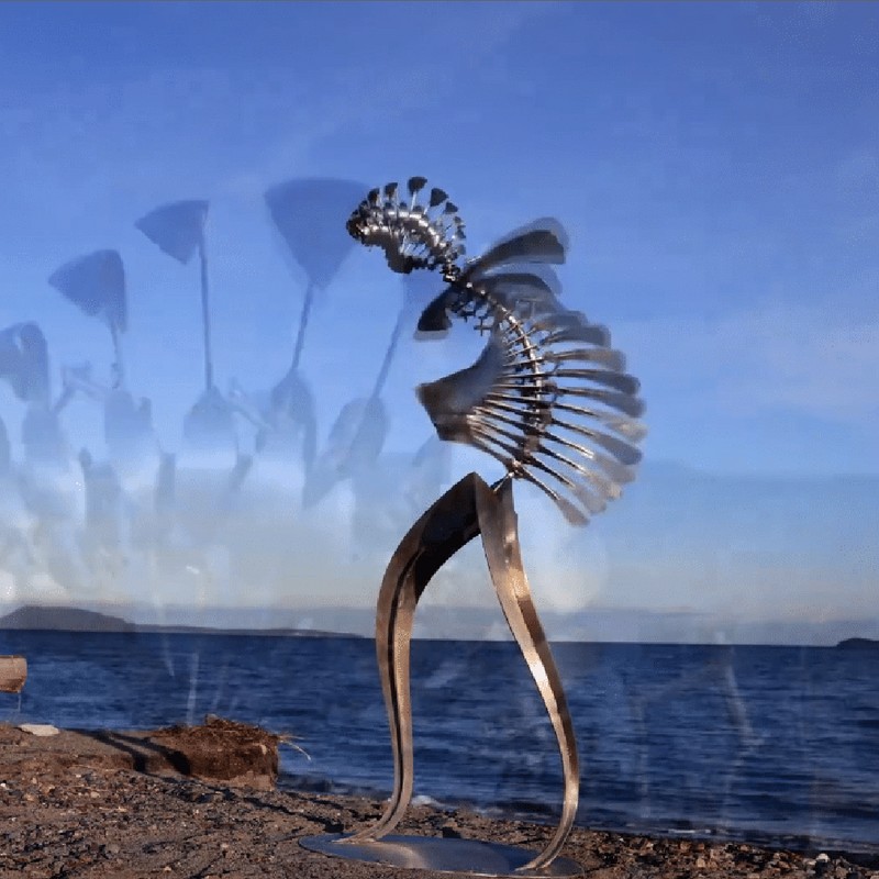 Wind Spinner Metal Man Shape Wind Spinners Wind Mills Decorative