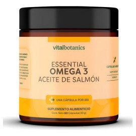 Essential Omega 3| Aceite Puro De Salmón Con Vitamina E | Su No