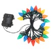C9 LED Christmas String Lights 16.4ft 20 LED Waterproof C9