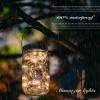 Vookry 6 Pack Solar Mason Jar Lights for Outside 30