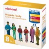 Miniland Miniland27398 Hispanic Family Figures, Multi-Color
