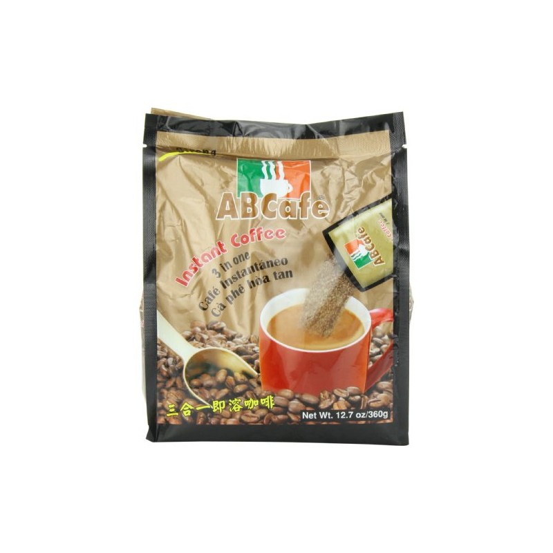 ABCafe 3 in 1 Instant Coffee, Strong, 20-Count