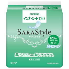 Napier, Inner Seat 120 sarastyle (sara Style) 120ml Grounding When 16 Count [Light Urine for Leaking]