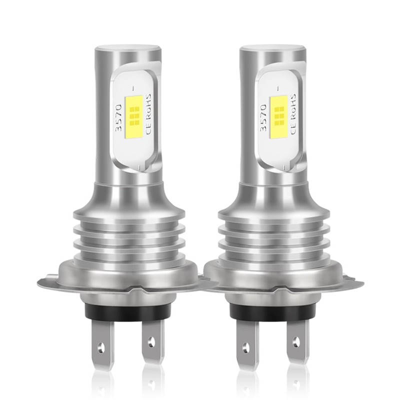 ROADSUN Upgraded 3570 CSP 6000K White LED Headlight Bulbs for