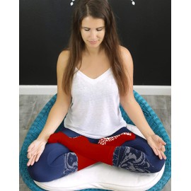 Personal Touch Top of the Line Hospital Non Skid Slipper Socks, Ladies or Men's Colors, 3 Pairs (Red, X-Large Ankle)