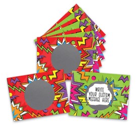 My Scratch Offs Christmas Edition 50 Pack Zig Zag DIY Custom Make Your Own Scratch Off Cards for Teacher Supplies, Classroom Must Haves, Motivational Cards for Students & Small Business