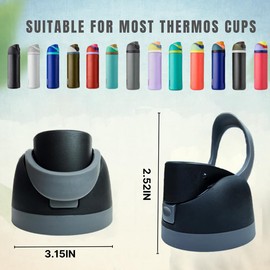 YJKRUJSE Replacement Cap for Owala Freesip, One Button Water Bottle Top Lid Compatible with Owala Cup 16oz 24oz 32oz 40oz, No Leakage Replacement Accessory for Owala Free Sip