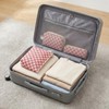 Beayuva 3 Pcs Canvas Makeup Bag Set Cosmetic Pouch for