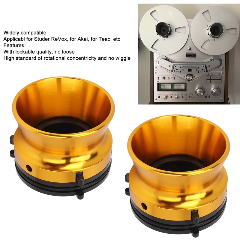 1 Pair 10 Inch Opener Universal Polished Aluminum NAB Hub