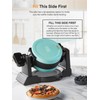 Waffle Maker, 1400W Double Belgian Waffle Iron 180° Flip, 8