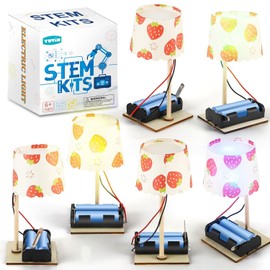 STEM Kits for Kids Age 6-8 8-10, 6 Bulk DIY Electric Circuit Lamp Kits for Kids Crafts 8-12, Science Experiments for Classroom STEM Projects Activities, Building Toys for Boys Girls Gifts 6 7 9 10 13