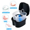 Keedolla- Pack de 2 estuches de viaje para prótesis dentales