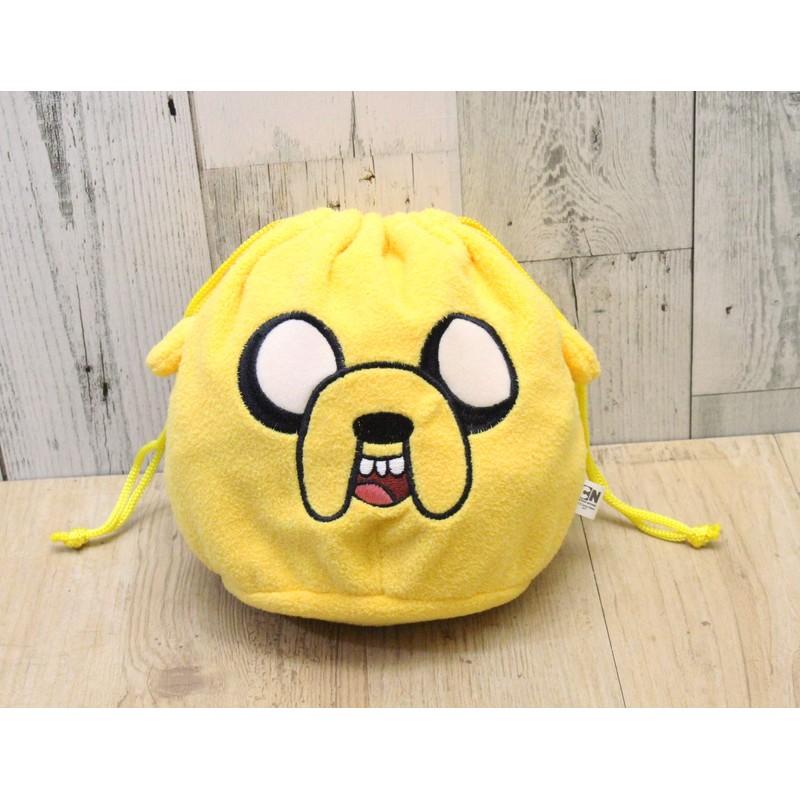 シナダ アドベンチャータイム ジェイク 巾着 18×10×18cm adventure time JAKE SAT-130271