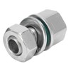 2Pcs Cable Connectors Waterproof Stainless Steel Cord Head Adapters for