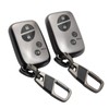 0BT59 2-Pack for Lexus Key Fob Cover 4 Buttons Key