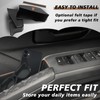 Muslogy Front Door Handle Inserts Box Interior Storage Organizer Compatible