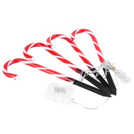 LED Walking Stick Lamp Ground Spike Lamp Christmas Decoration for Yard Garden Pathway Patio