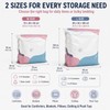 No-Pump Vacuum Storage Bags, Press & Seal Compression Bags, Space