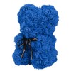 Unique Cute Bear Shape Simulation Artificial Rose Flower with Bowknot