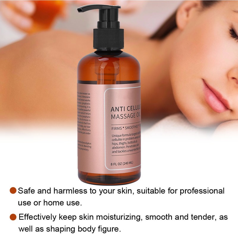 240ml MELAO Massage Essential Oil Moisturizing Body Metabolism Massage Oil
