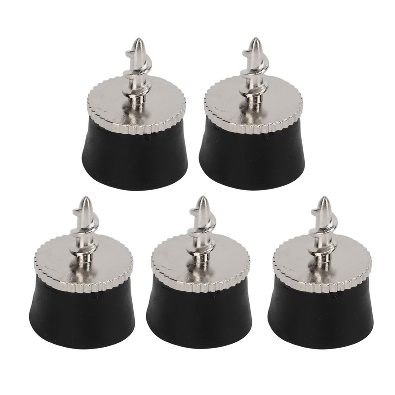 5 PCS Golf Ball Suction Cup Silicone Zinc Alloy Golf
