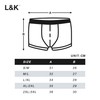 L&K 1209 Men's Retro Boxer Shorts Microfibre in 10 Different