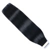 SURNEL Tape-In Real Hair Extensions, 35 cm, 100% Remy Jet