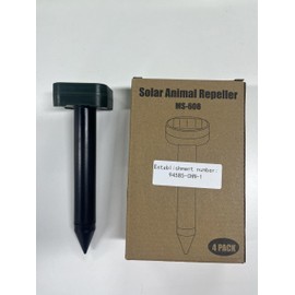 Mole Repellent, 2025 Upgraded Waterproof Vole Gopher Repeller for Lawn Garden Yard, Ultrasonic Solar Powered for Groundhog Chipmunk Repellent(8Pack)