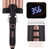 Pretfy Hair Curling Iron 3-Barrel 32mm Hair Waver Hair Curler