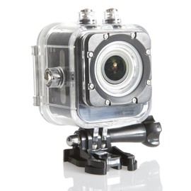 LiveShot 4k Action Camera w/Waterproof Shockproof Case and Mounting Accessories